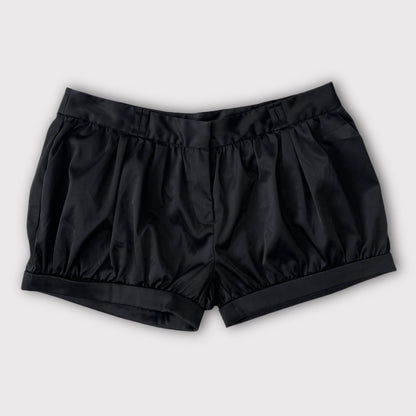 Body Central black satin bloomer shorts