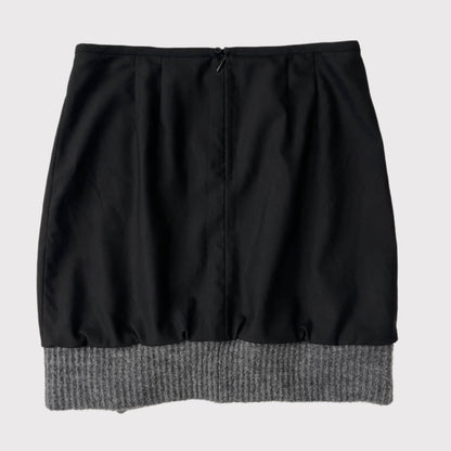 Cop Copine black/grey bubble skirt