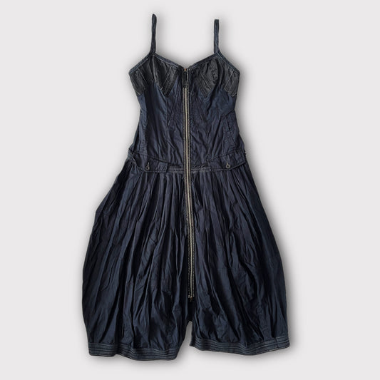 Marithe Francois Girbaud blue/black maxi dress