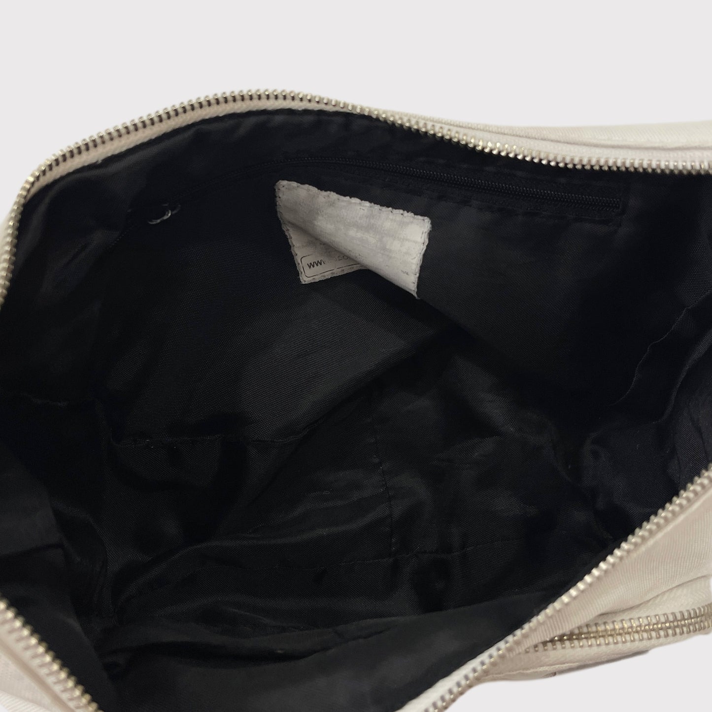 George Gina & Lucy off-white cargo shoulder bag