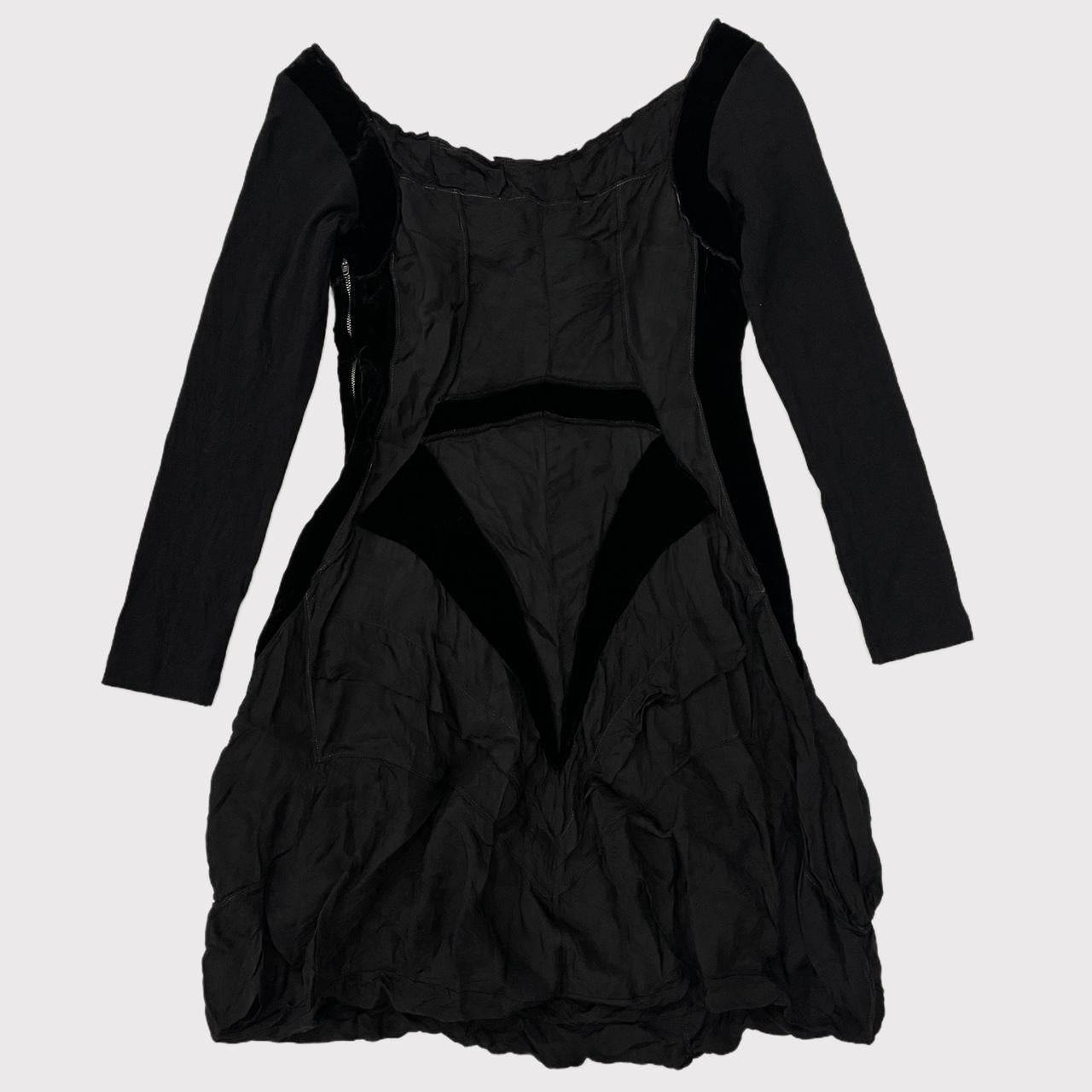 Marithe Francois Girbaud black long sleeve bubble dress