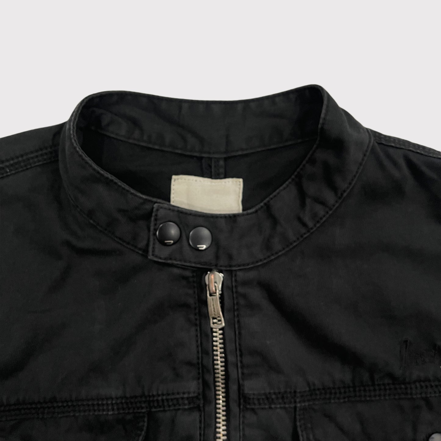 Diesel black moto jacket