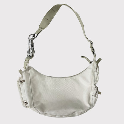 George Gina & Lucy off-white cargo shoulder bag