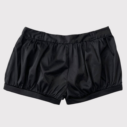 Body Central black satin bloomer shorts