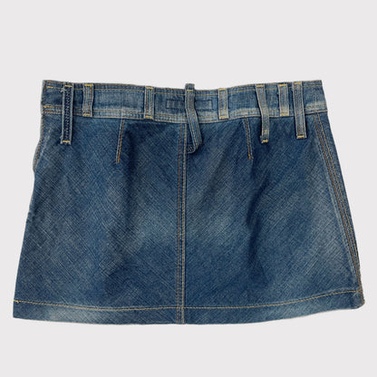 Miss Sixty denim micro mini skirt